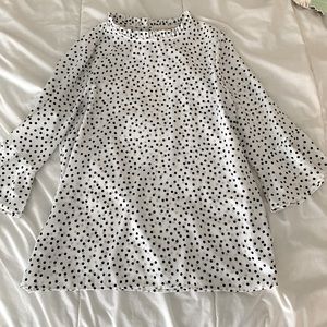 Polka dot blouse